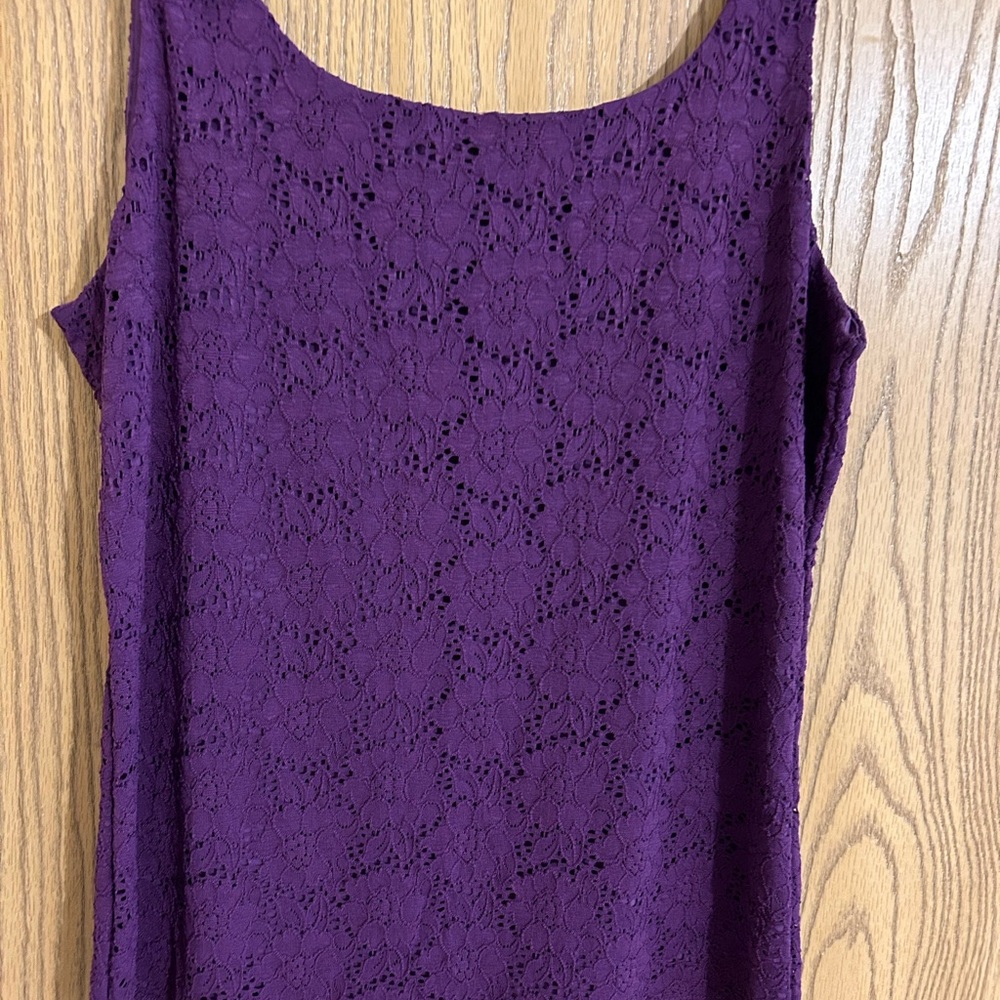 White House Black Market lace tank top